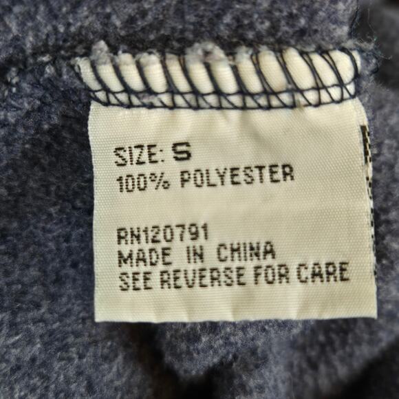 True Rock Textured Blue/White Stretchy Drawstring Sweatpants with Cuffed Ankles - Picture 11 of 13